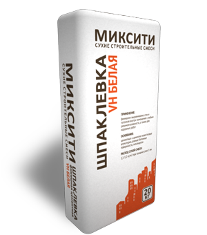 Шпаклевка финишная цементная МИКСИТИ VH БЕЛАЯ